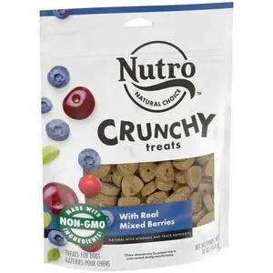 12/16 oz. Nutro Crunchy Treats Mixed Berry - Treat